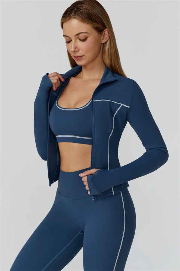 The Venus Zip Top Leggings 2-Piece Set