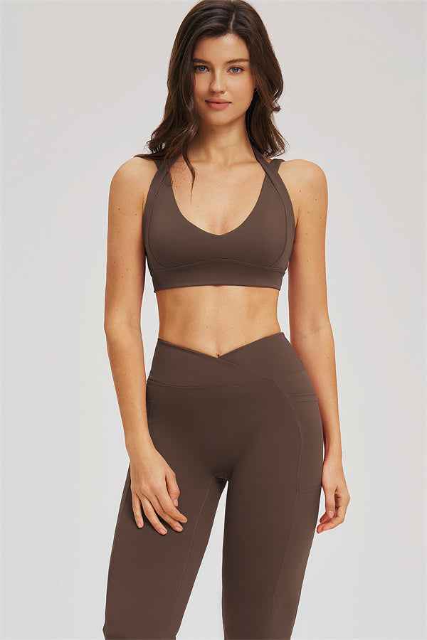 The Sizzle Sports Bra Flared Leggings 2-Piece Set