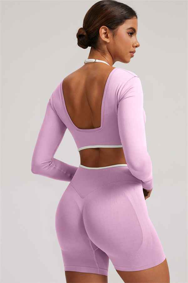 The Elevate New Long Sleeve Crop top