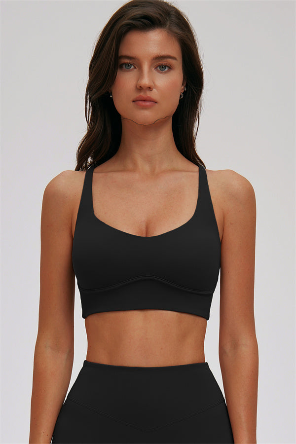 The Kinetic Cross Back Sports Bra