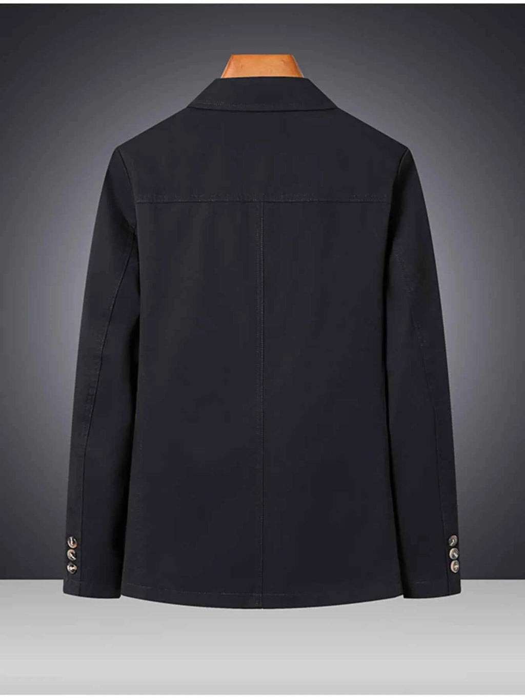 Men's Plus Size Lapel Collar Long Sleeve Blazer