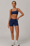 The Halo Sports Bra Shorts 2-Piece Set