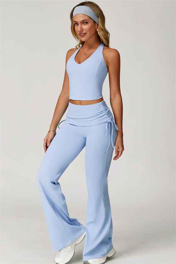 The Echo Tank Top Flared Leggings 2-Piece Set