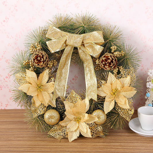 40cm pine needles Christmas Wreath ornaments