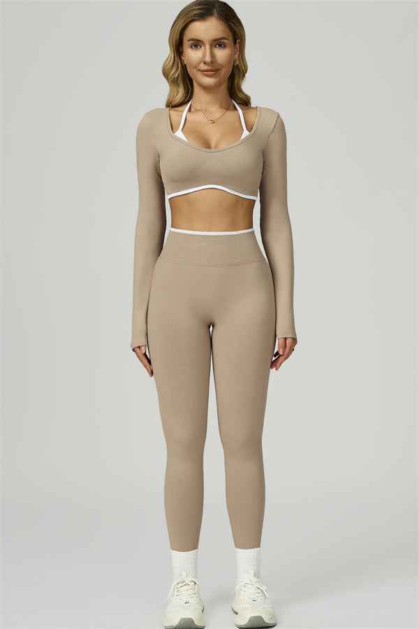 The Prime Line Long Sleeve Crop Top