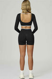 The Prime Line Long Sleeve Crop Top