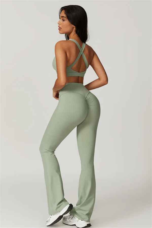 The Isabella Sports Bra Flares 2-Piece Set