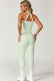 The Quest Cross Back Crop Top Leggings 2-Piece Set