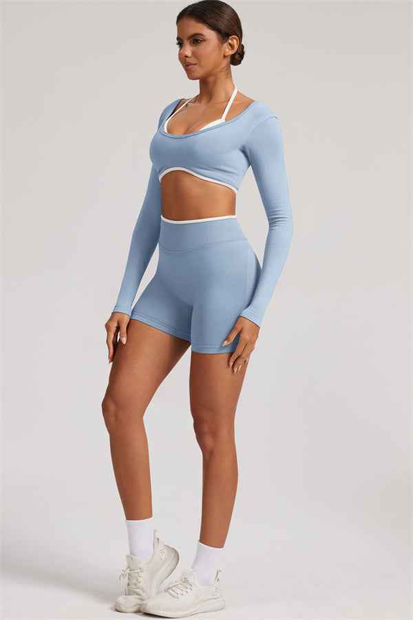 The Elevate Long Sleeve Crop top