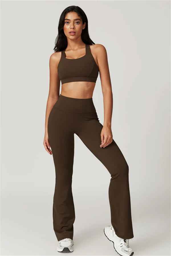 The Isabella Sports Bra Flares 2-Piece Set