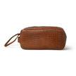 Hairon Croco Leather Toiletry Bag
