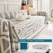 Bohemian-Style Chenille Fabric Extra Long Couch Cover Anti dog scratch