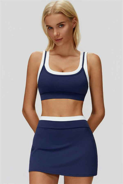 The Canyon Sports Bra Skirt 2-Piece Set