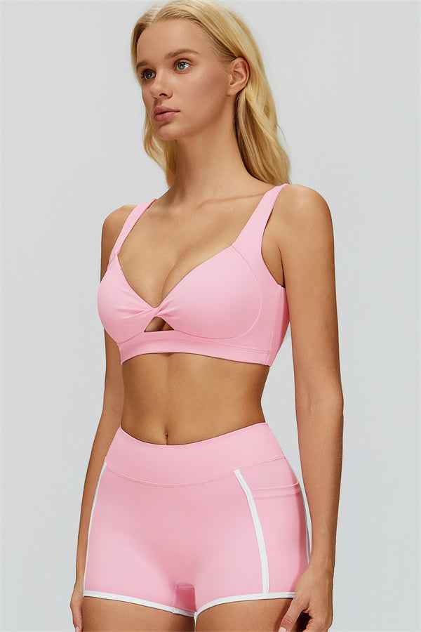 The Whisper Sports Bra Shorts 2-Piece Set