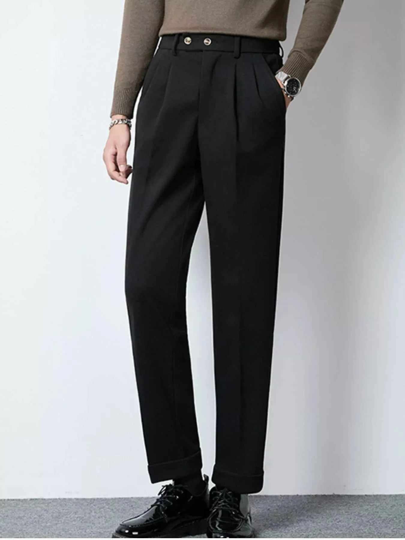 Men's Pleated Dress Pants