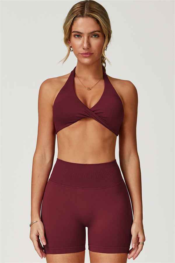 The Elara Sports Bra Shorts 2-Piece Set
