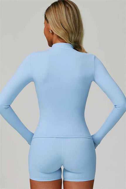 The Seraphine Jacket Sports Bra Shorts 3-Piece Set