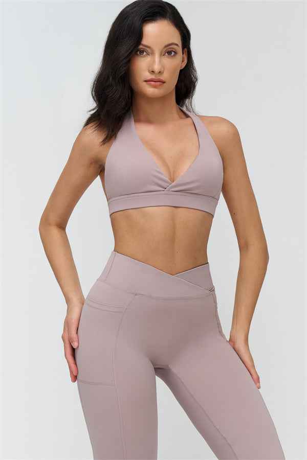 The BoldFit Sports Bra Flared Leggings 2-Piece Set