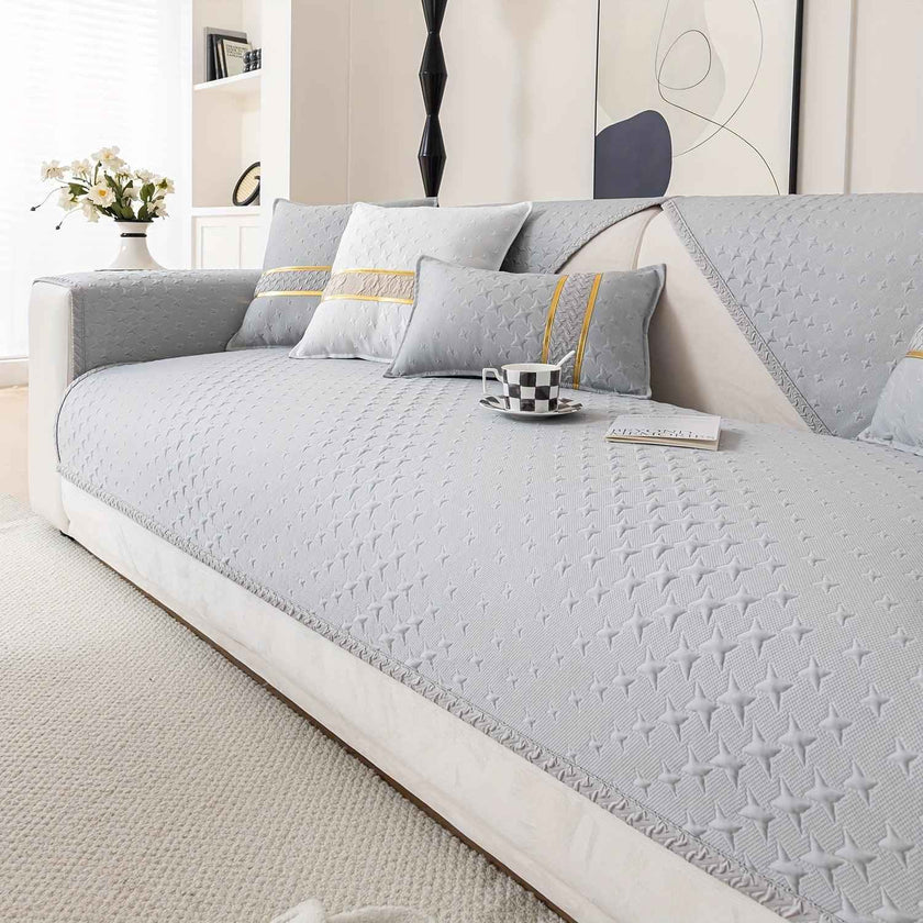 Summer Cooling Silk Non-slip Sofa Cover- Couch Cover for Dogs