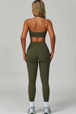 The Bold Halter Sports Bra Leggings 2-Piece Set