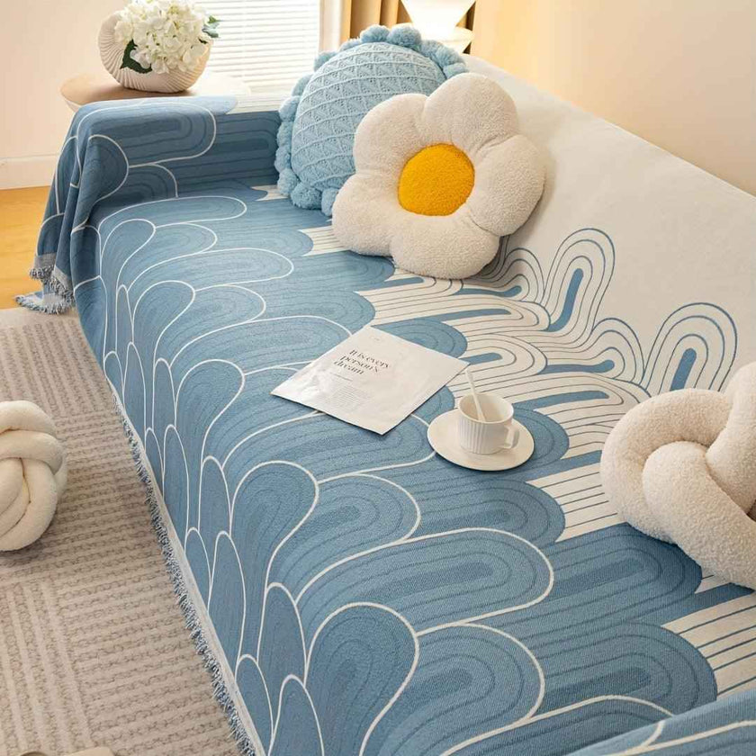 Boho Chic Pet Sofa Cover: Stylish & Pet-Friendly Protect Furniture