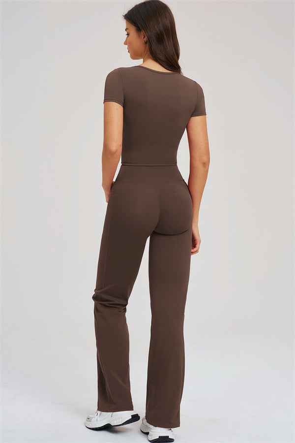 The Sizzle T-shirt Flared Leggings 2-Piece Set