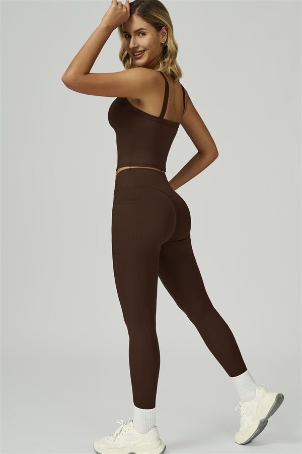 The Flourish Crop Tank Leggings 2-Piece Set