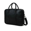 Texas Black Leather Briefcase