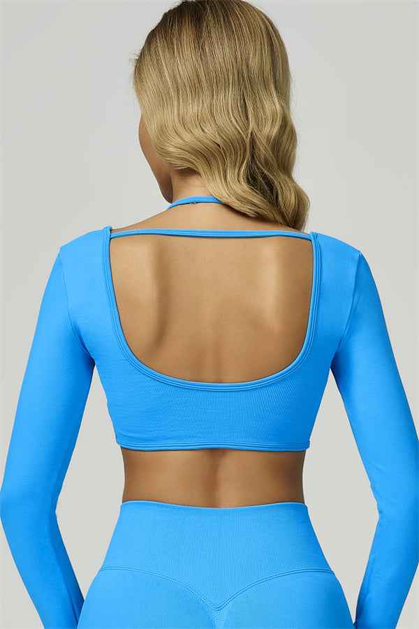 The Prime Long Sleeve Crop Top Leggings 2-Piece Set