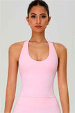 The Solid Halter Tank Top Leggings 2-Piece Set
