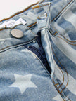 4th of july Patriotic Star Stripe Flare Jeans