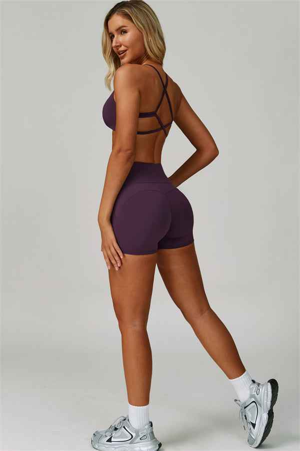 The Bold Cross Back Sports Bra