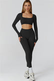 The Reign Long Sleeve Crop Top