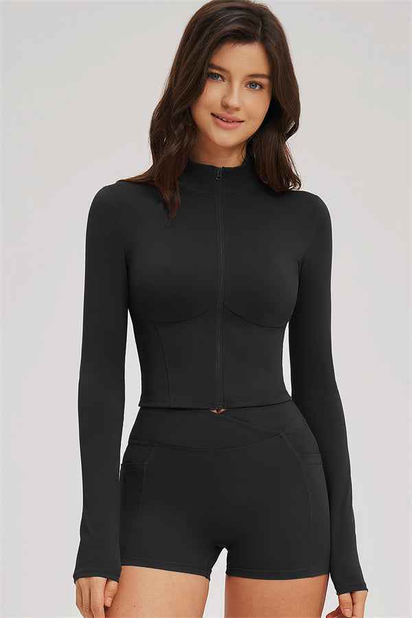 The Sizzle Zip Jacket Shorts 2-Piece Set