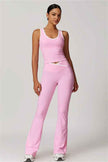 The Stamina Tank Top Flared Leggings 2-Piece Set
