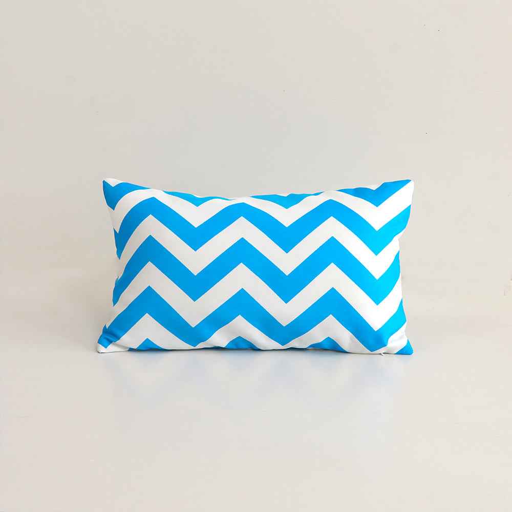 2 size options Stripes/Waving Outdoor Waterproof Pillow (With Insert) waterproof outdoor throw pillow, great for your outdoor furniture