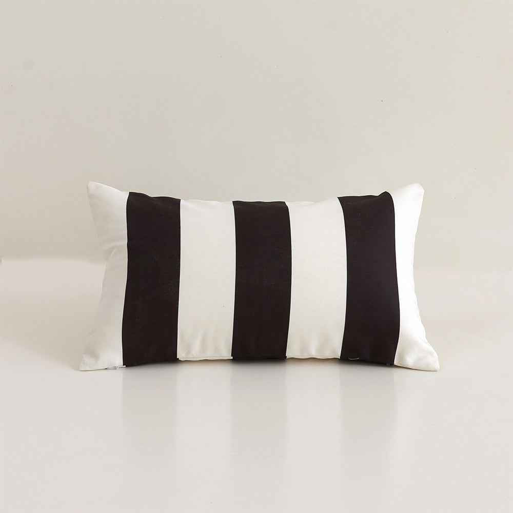2 size options Stripes/Waving Outdoor Waterproof Pillow (With Insert) waterproof outdoor throw pillow, great for your outdoor furniture