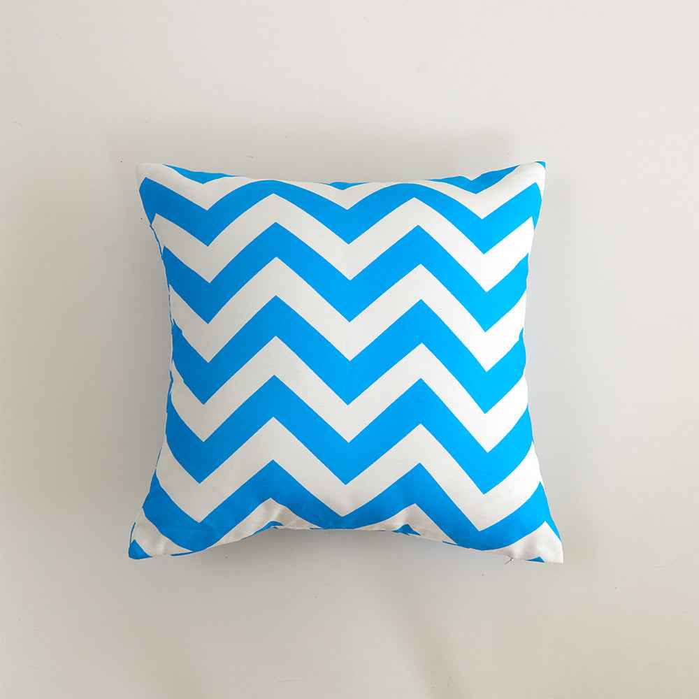 2 size options Stripes/Waving Outdoor Waterproof Pillow (With Insert) waterproof outdoor throw pillow, great for your outdoor furniture