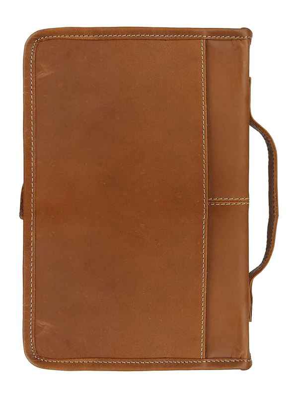 Classic Bible Leather Cover - Tan