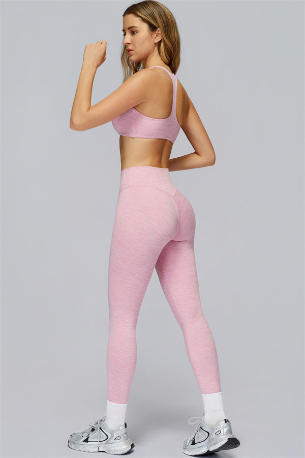 The Radiance Jacket Racerback Sports Bra Leggings 3-Piece Set