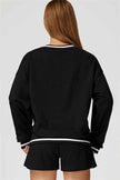 The Amara Sweatshirt Lounge Shorts 2-Piece Set