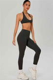 The Solid Sports Bra Leggings 2-Piece Set