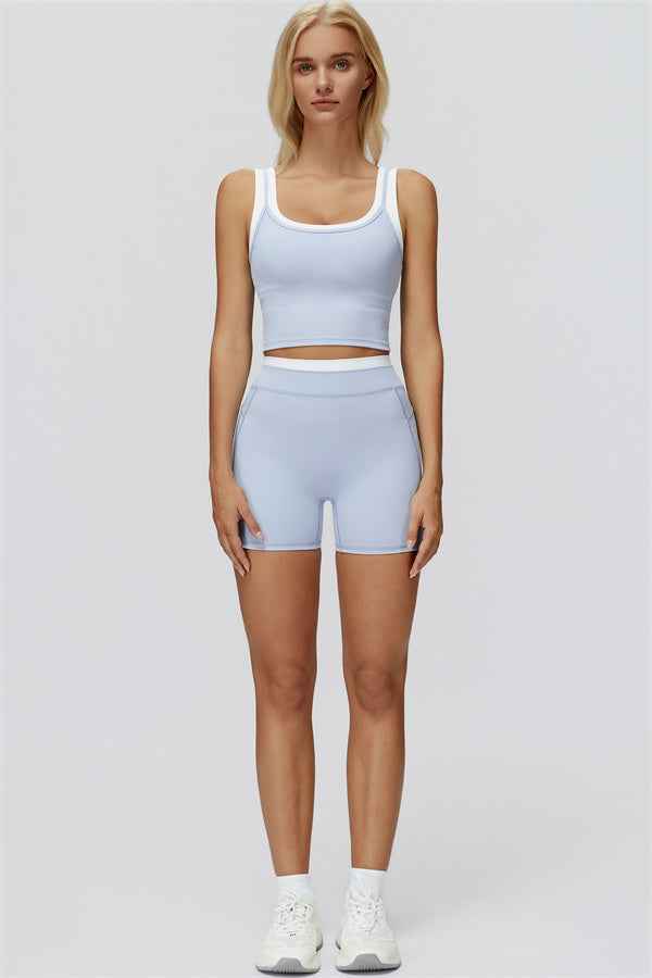 The Canyon Crop Tank Shorts 2-Piece Set