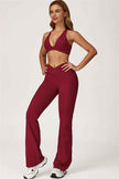 The Glacier Sports Bra Flared Leggings 2-Piece Set