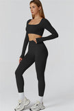 The Reign Long Sleeve Crop Top