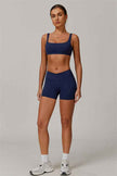 The Halo Sports Bra Shorts 2-Piece Set