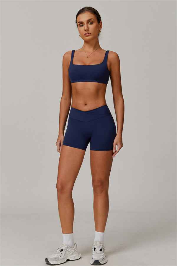 The Halo Sports Bra Shorts 2-Piece Set