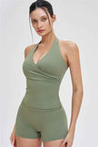 The Stride Crop Top Isabella Shorts 2-Piece Set