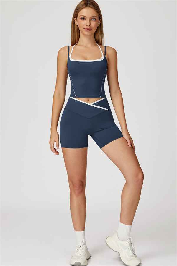 The Radiant Crop Top Shorts 2-Piece Set