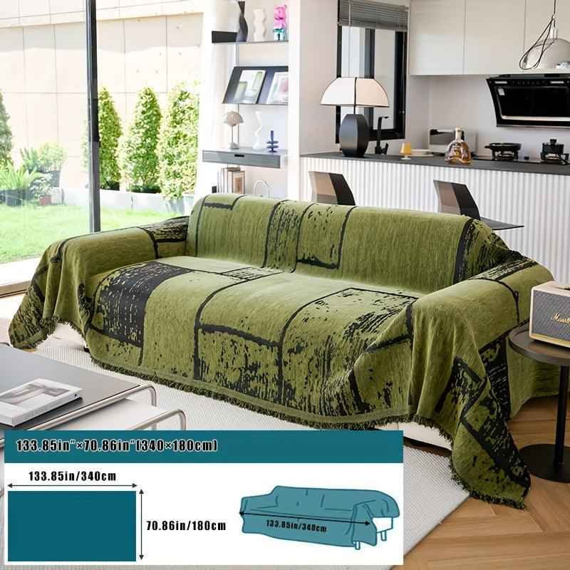 Luxury Pet Cover for Leather Sofa, Non-Slip & Machine Washable